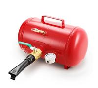 DKIEI 20L Tyre Inflator with Angled Hook, 5 Gallon Bead Seater Air Blaster Booster Tool for Car, Trunk, Red