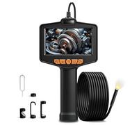 DKIEI Handheld Endoscope Inspection Camera IP67 Waterproof Borescope 4.3'IPS Screen 1080P HD Inspection Camera, 5M Flexible Cable for Electronic Inspections and Repairs, Gadgets for Men