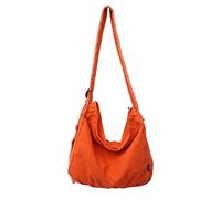 DKIIL NOIYB Canvas Shoulder Bag Large Hobo Crossbody Bag Denim Crossbody Bag Canvas Messenger Tote Bag Canvas Hobo Bag Denim Bags for Women and Men, 09-orange, 39