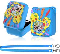 DKIIL NOIYB Silicone Protective Case for Bitzee Disney, Non-Slip Shockproof Protective Case with Lanyard, Travel Carry Bag, Virtual Pet Accessories for Bitzee Disney, Carry Bag for Digital Pet (A1