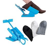 Dkina Sock Slider, Sock Helper for Ladies, Elderly, Disabled, Sock Aid Easy On Easy Off, Sock Aid Kit for Men, Sock Assist Device for Elderly, Sock Applicator for Disabled.(1 Slider + 2 Socks)