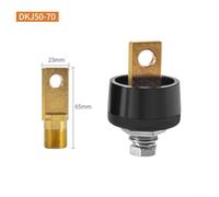 DKJ10-25 DKJ35-50 European Single Plate Rear Fast Connector Socket for Welding Cable, Quick Connect Power Tool Accessory in Gold and Black, Durable 1pc Design for Workshop Equipment(B)