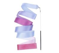 DKJAHSEK Dance Ribbons 2M Dance Ribbons Rhythmic Girl Art Gymnastics Ballet Streamer Twirling Rod Rainbow Stick Sports Training Ribbon Dancer Wands(Color 3)