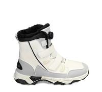 DKJAHSEK High Top Couple Boots Plush Warm Waterproof Anti Slip Platform Comfortable Men Shoes For work, skiing and the outdoors(White,40)