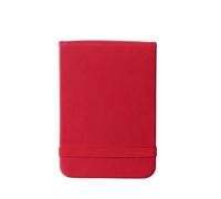 DKJAHSEK Leather Journal 96 Sheets A7 Mini Pocket Notebook Journals Daily Planner Study Work To Do Memo Pads Agenda Stationery(Red)