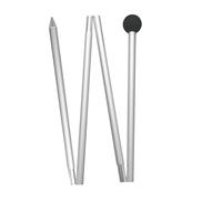 DKJAHSEK Tent Poles Tent Rods Lightweight Canopy Pole Adjustable Length Outdoor Awning Support Pole Foldable Beach Tents Parts For Camping Hiking(1.6M pointed tip)