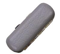 DKJAHSEK Vintage Exquisite Lipstick Case Portable Mirror Lipstick Case Organizer Can Put A Single Lipstick Lipstick Box for Women Girls(Gray)