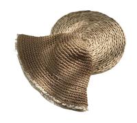 DKJAHSEK Womens Straw Hat Hand-made UV Protection Sun Visor Beach Hats Women Visors Foldable Summer(16)