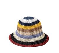 DKJAHSEK Womens Straw Hat Hand-made UV Protection Sun Visor Beach Hats Women Visors Foldable Summer(17)