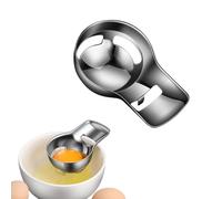 DKJEkdje 1 Pack Egg Separator - Stainless Steel Egg White/Yolk Divider Strainer Spoon for Kitchen Baking Tools