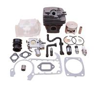 DKKU8II 47mm Cylinder Piston Carburetor Kit for S-t-i-h-l MS361 MS 361 Air Fuel Oil Filter Line Intake Gasket Decompression Valve