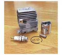 DKKU8II FS55 2-Mix Cylinder Piston Pin Kit 34MM with Spark Plug Fits for Stihl FS38 2-Mix HS45 Replace #4140 020 1203