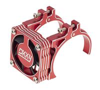DKKY RC Motor Cooling Fan Heatsink 40-43mm Adjustable for Arrma Axial Traxxas 1/8 1/10 RC Crawler Car 4274 4068 4268 with 42mm Motor (Red)