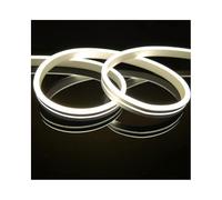 DKLIMA 12V Waterproof LED Neon Rope Light 6mm Flexible Silicone Strip Cuttable 2M 1pc(White 4000k)