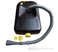 DKN LEISURE 10L Black Waste Water Container with Flexible Hose, Adapter and Brush