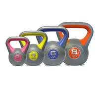 DKN Vinyl Kettle Bell Weight Set - Multicolour, 2 - 8 kg