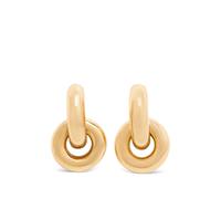 DKNY Alani interlocking hoop earrings - Gold OS