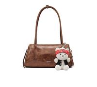 DKNY Amelie Medium Bowling Bag, Brown, Women Brown