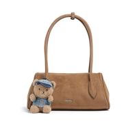 DKNY Amelie Shoulder Bag Genuine Leather 33 cm brown