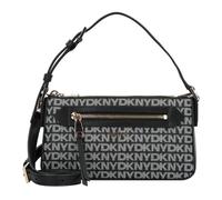 DKNY Women Bryant Ave Top Zip Demi Crossbody, Black Logo Black, Small