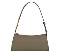DKNY Avril Shoulder Bag Genuine Leather 26 cm olive