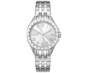 DKNY Brooklyn DK1L013M0045 - Woman - 30 mm - Analogue - Quartz - Mineral Glass Silver 30 mm