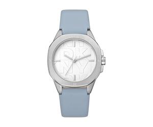 DKNY Brooklyn Midi Quartz Watch 5 ATM, Blue, Standard Size, Modern