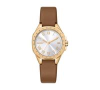 DKNY Brooklyn Mini Quartz Watch 5 ATM, Brown, Standard Size, Modern