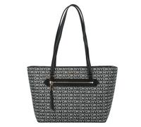 Bryant Ave Logo Medium Tote Logo Black DKNY Multi One Size