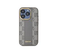 DKNY Case for iPhone 15 Pro Compatible Tile Pattern Ultra-Chic