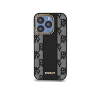 DKNY Case for iPhone 15 Pro Max Compatible Ultra-Chic Checkered Pattern