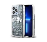 DKNY Case Liquid Glitter Big Logo Black - iPhone 15 Pro