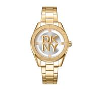 DKNY Chambers Midi Quartz Watch 5 ATM, Gold, Standard Size, Modern