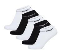DKNY Clinton Mens Trainer Socks - Pack of 5 | Comfortable & Breathable Trainer Socks for Men | Black and White, for Running, Gym, Casual Wear | Mens Sock Size 7-11 UK