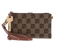 DKNY cross body bag purse Alanna Crossbody Wallet Chino/Hot Cocoa light brown