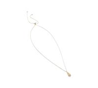 DKNY crystal-embellished drop necklace - Gold OS