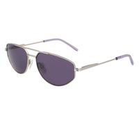 DKNY DK117S 045 Womenâs Sunglasses Silver Size 57