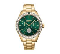 Dkny Nolita Multi Glitz 40 Mm Woman Watch Golden Woman