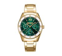 Dkny Chambers Multi Sport 36 Mm Woman Watch Golden Woman