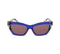 Dkny DK547S 425 Cobalt/Bone Tortoise Sunglasses Woman Acetato, Cat Eye, 55