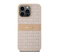 DKNY PU Leather Textured Tonal Stripe Magsafe Case for iPhone 15 / 15 Pro Max
