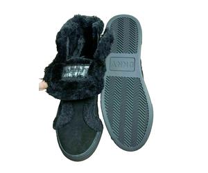 Dkny Donna Karan Fur Shearling Shoes Boots Sneakers New 38.5