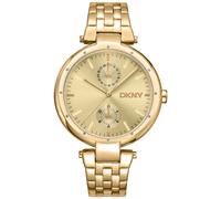 Dkny Downtown Multi 38 Mm Woman Watch Golden Woman