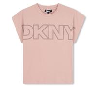 DKNY Girl's D62412 T-Shirt, Poudry, 16 Years