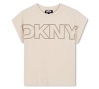 DKNY Girl's D62412 T-Shirt, Slate, 12 Years