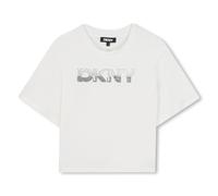 DKNY Girl's D62413 T-Shirt (Pack of 1)