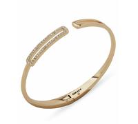 DKNY Gold Tone Pave Hinge Bangle