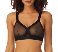 DKNY Intimates Women's Sheers Wirefree Softcup Wireless Bra, Black (Black Bp), Medium (Size: M)