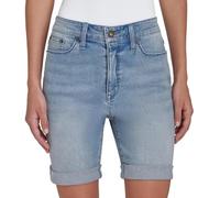 DKNY Jeans Women's Denim Bermuda Short, Light Blue Denim, 8