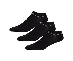 DKNY Jefferson Mens Ankle Socks: Pack of 3 Pairs | Comfortable & Breathable Cotton | Everyday Trainer Socks for Men | Multipack Trainer Socks | Shoe Size 7-11 UK